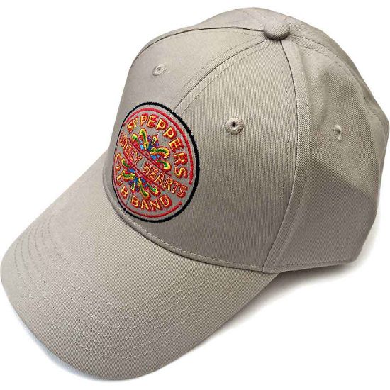 Picture of The Beatles Unisex Baseball Cap: Sgt Pepper Drum (Sand)