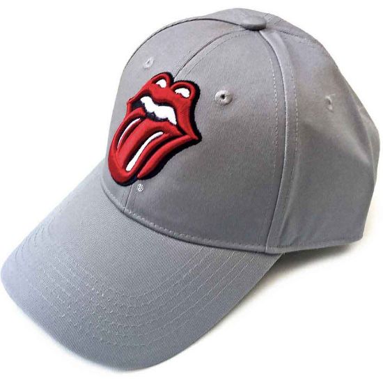 Picture of The Rolling Stones Unisex Baseball Cap: Classic Tongue (Grey)