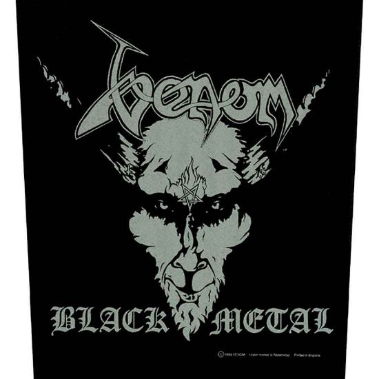 Picture of Venom Back Patch: Black Metal