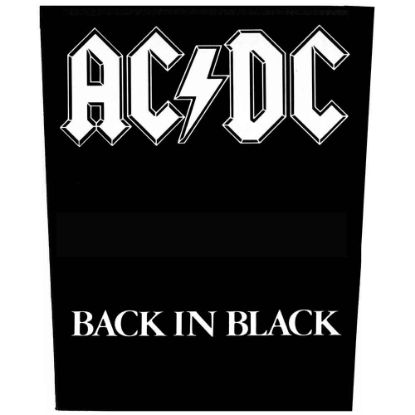 Picture of AC/DC Back Patch: Back in Black