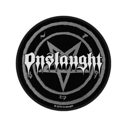 Picture of Onslaught Woven Patch: Pentagram (Standard)