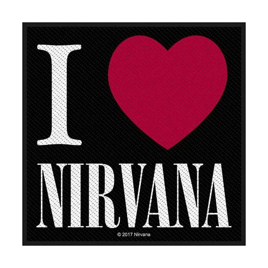 Picture of Nirvana Woven Patch: I Love Nirvana (Standard)