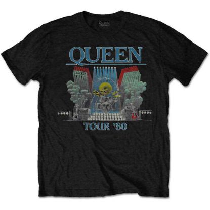 Picture of Queen Unisex T-Shirt: Tour '80