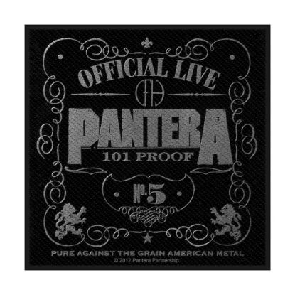 Picture of Pantera Woven Patch: 101% Proof (Retail Pack) (Standard)