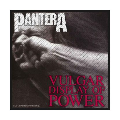 Picture of Pantera Woven Patch: Vulgar Display Of Power (Retail Pack) (Standard)