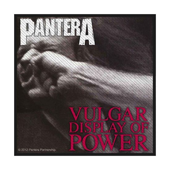 Picture of Pantera Woven Patch: Vulgar Display Of Power (Retail Pack) (Standard)