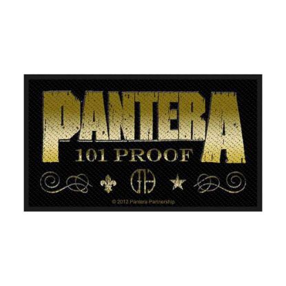 Picture of Pantera Woven Patch: Whiskey Label (Retail Pack) (Standard)
