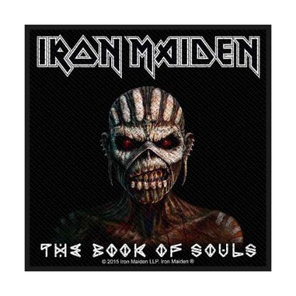 Picture of Iron Maiden Woven Patch: The Book Of Souls (Retail Pack) (Standard)
