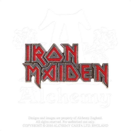 Picture of Iron Maiden Pin Badge: Enamelled Logo