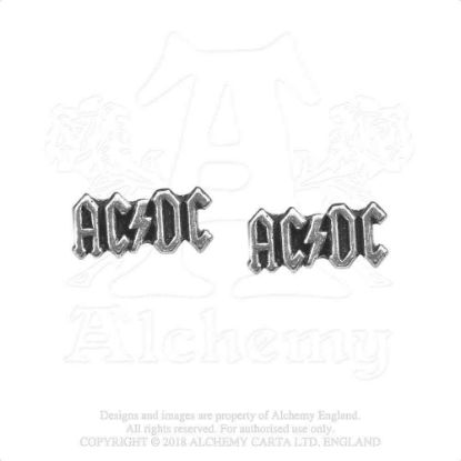 Picture of AC/DC Stud Earrings: Logo