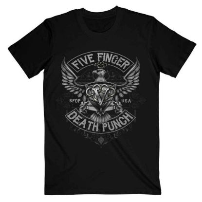 Picture of Five Finger Death Punch Unisex T-Shirt: Howe Eagle Crest