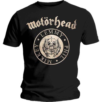 Picture of Motorhead Unisex T-Shirt: Undercover Seal Newsprint