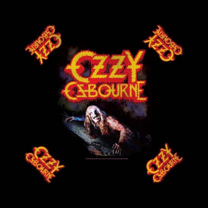 Picture of Ozzy Osbourne Unisex Bandana: Bark at the Moon