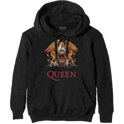 Picture of Queen Unisex Pullover Hoodie: Classic Crest