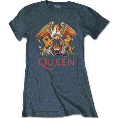 Picture of Queen Ladies T-Shirt: Classic Crest