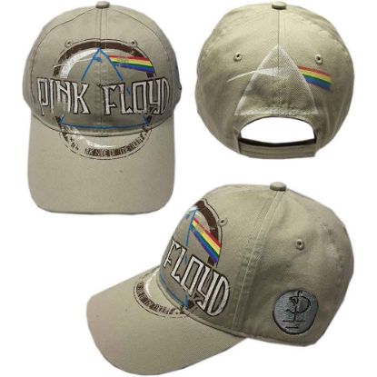 Picture of Pink Floyd Unisex Baseball Cap: Dark Side of the Moon Album Distressed (Sand)