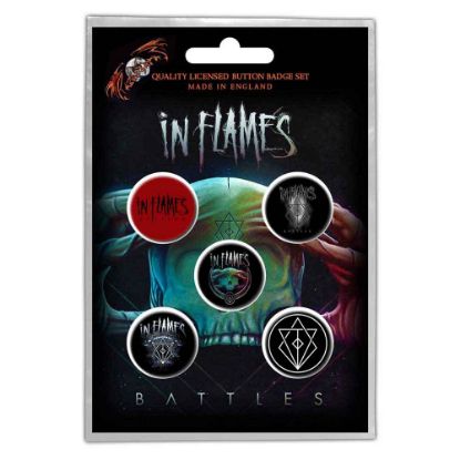 Picture of In Flames Button Badge Pack: Battles