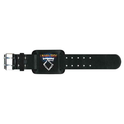 Picture of Twisted Sister Leather Wrist Strap: I Wanna Rock!