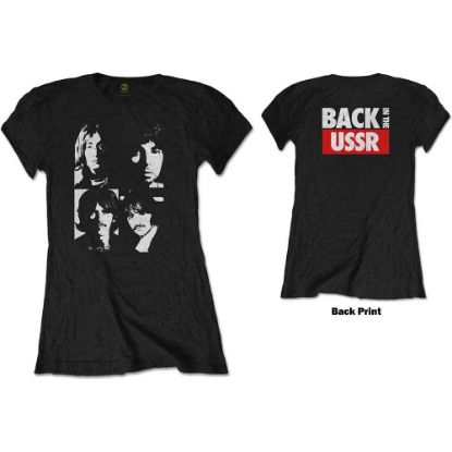 Picture of The Beatles Ladies T-Shirt: Back In The USSR Back Print