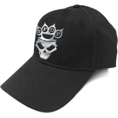 Picture of Five Finger Death Punch Unisex Baseball Cap: Logo (Sonic Silver)
