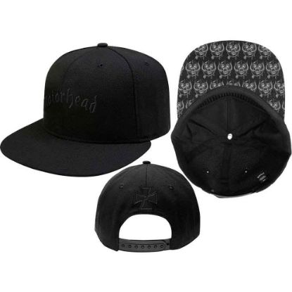 Picture of Motorhead Unisex Snapback Cap: Logo & Warpig