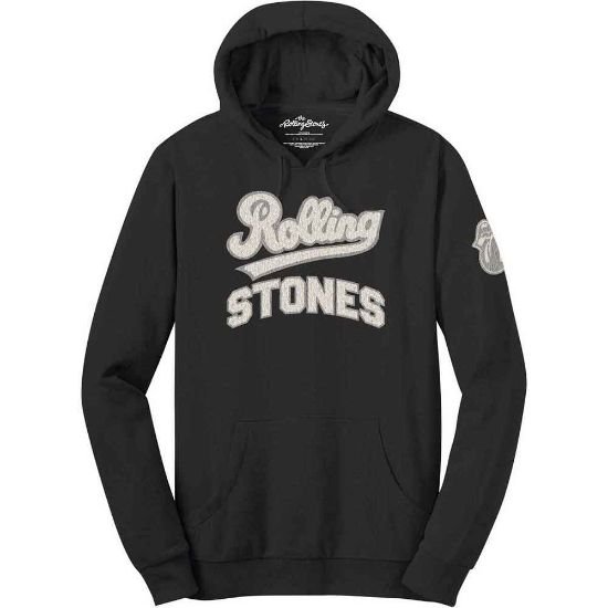 Picture of The Rolling Stones Unisex Pullover Hoodie: Team Logo & Tongue Applique