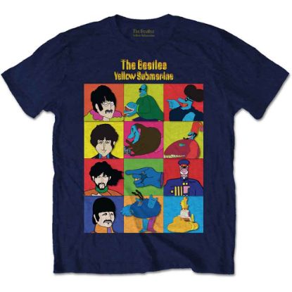 Picture of The Beatles Unisex T-Shirt: Yellow Submarine Characters