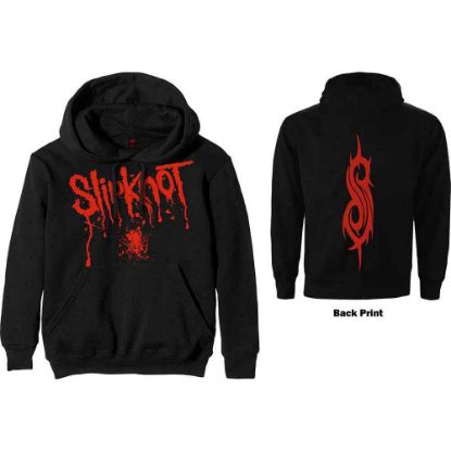 Picture of Slipknot Unisex Pullover Hoodie: Splatter Back Print