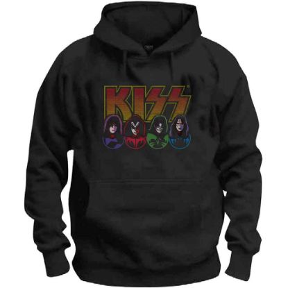 Picture of KISS Unisex Pullover Hoodie: Logo, Faces & Icons