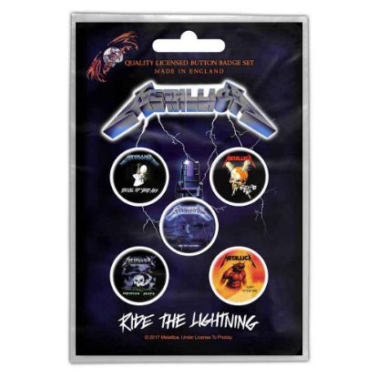 Picture of Metallica Button Badge Pack: Ride the Lightning