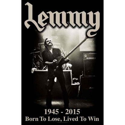 Picture of Lemmy Textile Poster: Lived to Win