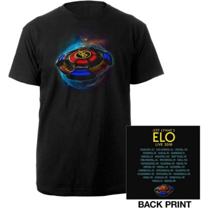 Picture of ELO Unisex T-Shirt: 2018 Tour Logo Ex-Tour Back Print