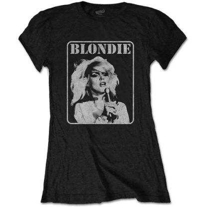 Picture of Blondie Ladies T-Shirt: Presente Poster
