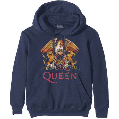 Picture of Queen Unisex Pullover Hoodie: Classic Crest