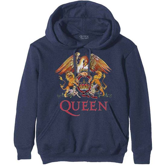 Picture of Queen Unisex Pullover Hoodie: Classic Crest