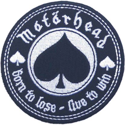 Picture of Motorhead Woven Patch: Born to Love, Live to Win (Standard) 