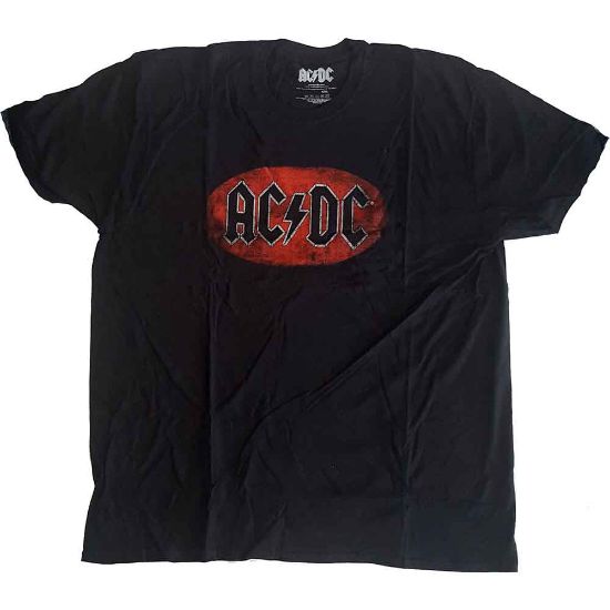 Picture of AC/DC Unisex T-Shirt: Oval Logo Vintage