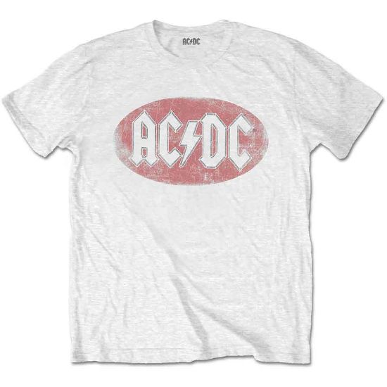 Picture of AC/DC Unisex T-Shirt: Oval Logo Vintage