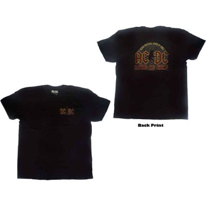 Picture of AC/DC Unisex T-Shirt: Hard As Rock Back Print