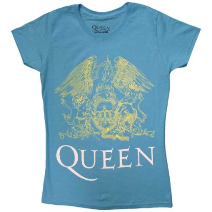 Picture of Queen Ladies T-Shirt: Crest