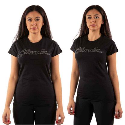 Picture of Blondie Ladies T-Shirt: Logo Embellished