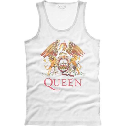 Picture of Queen Unisex Vest T-Shirt: Classic Crest