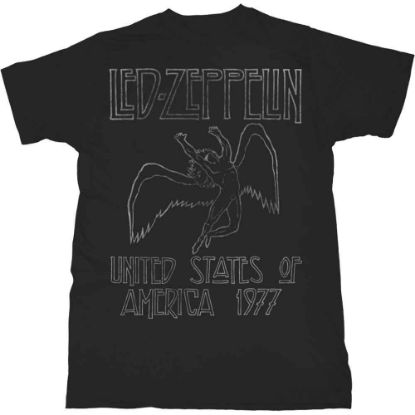 Picture of Led Zeppelin Unisex T-Shirt: USA '77.