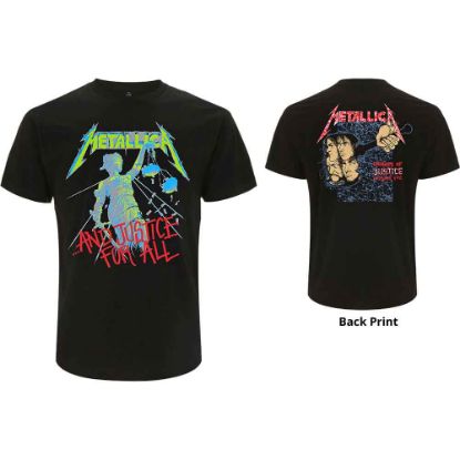 Picture of Metallica Unisex T-Shirt: And Justice For All (Original) Back Print (Small)