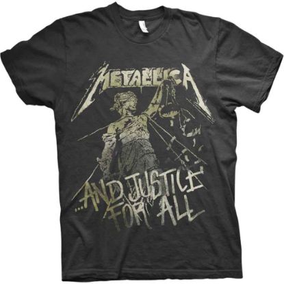 Picture of Metallica Unisex T-Shirt: Justice Vintage