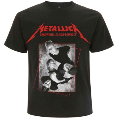 Picture of Metallica Unisex T-Shirt: Hardwired Band Concrete