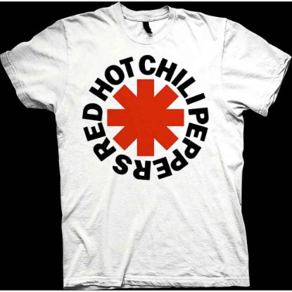 Picture of Red Hot Chili Peppers Unisex T-Shirt: Red Asterisk