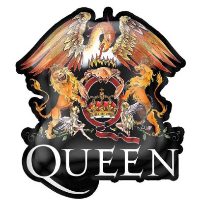 Picture of Queen Pin Badge: Crest (Enamel In-Fill)