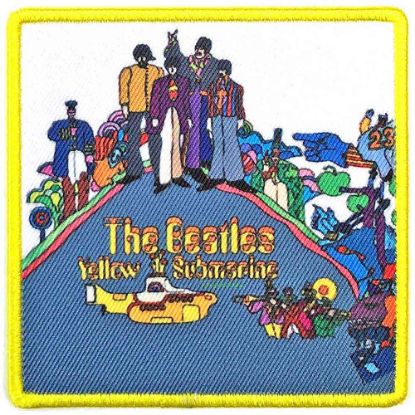 Picture of The Beatles Woven Patch: Yellow Submarine Album Cover (Standard) 
