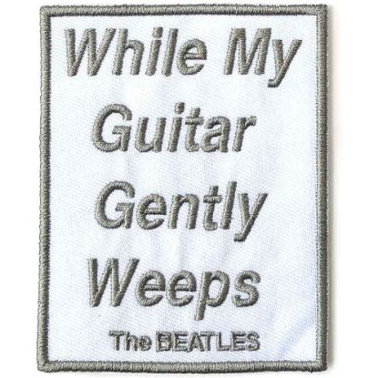 Picture of The Beatles Woven Patch: While My Guitar Gently Weeps (Standard) 